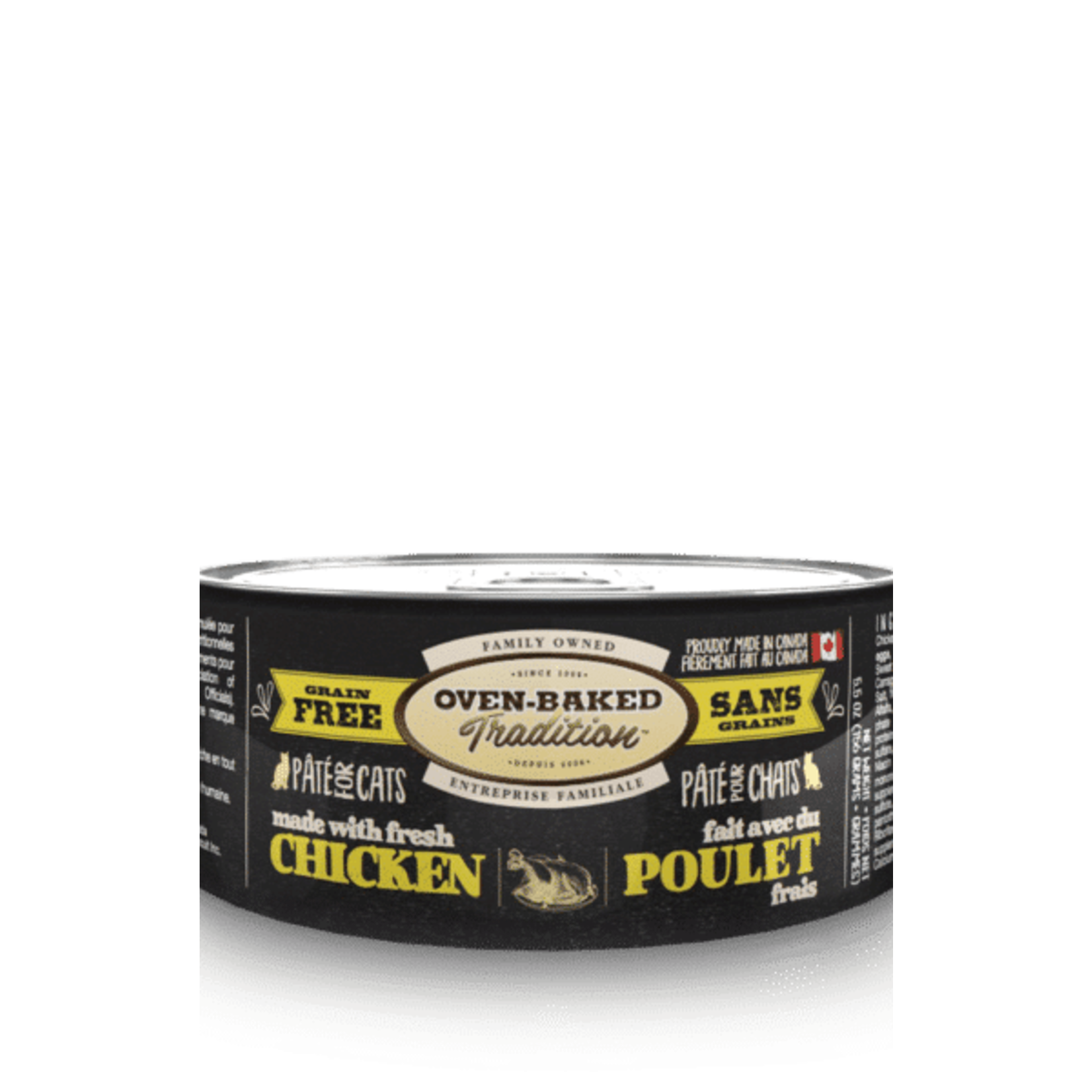 Oven-Baked Tradition Oven-Baked Tradition Cat Can Grain-free Pate Adult – Chicken 5.5oz