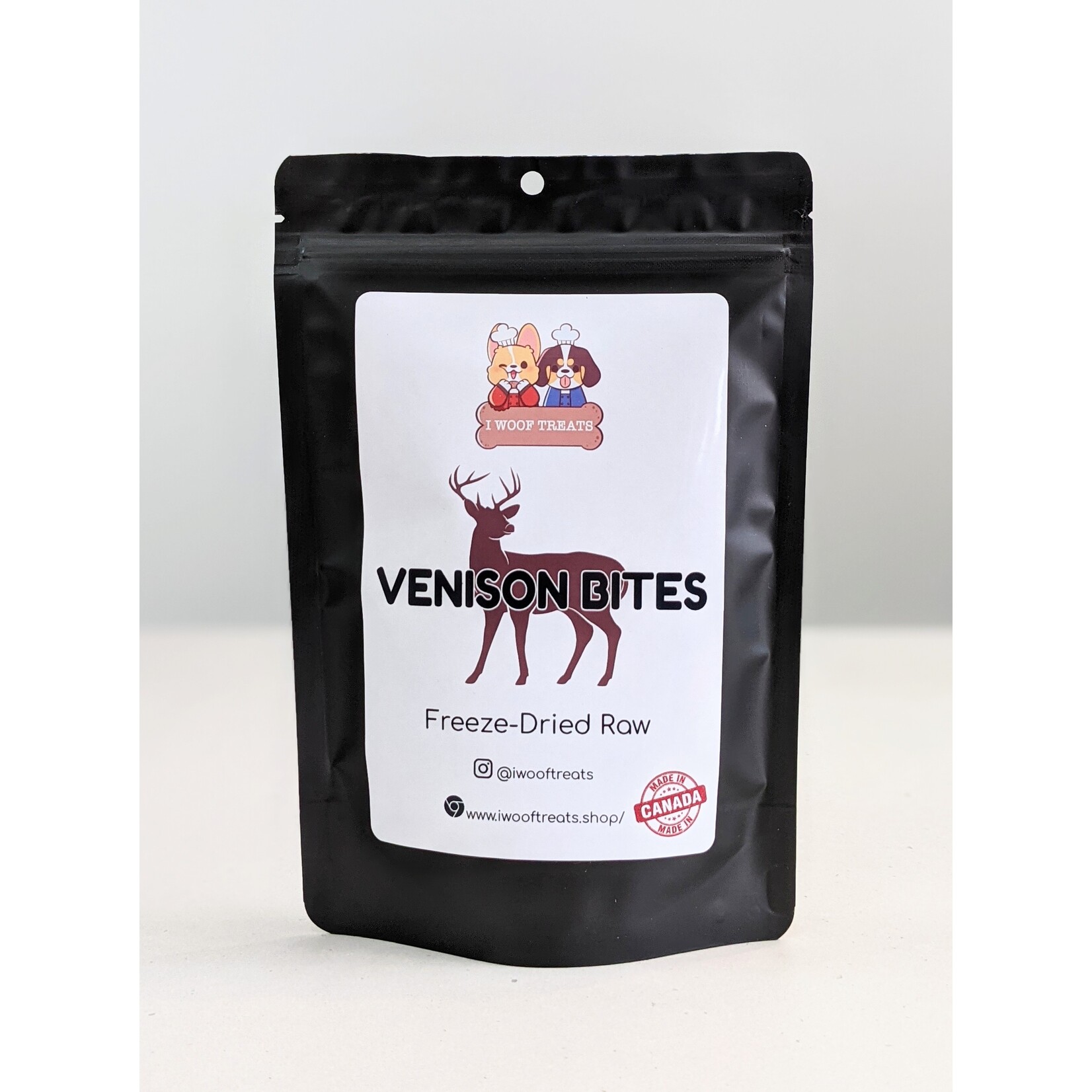 I Woof Treats I Woof treats Freeze Dried Venison Bites 50g