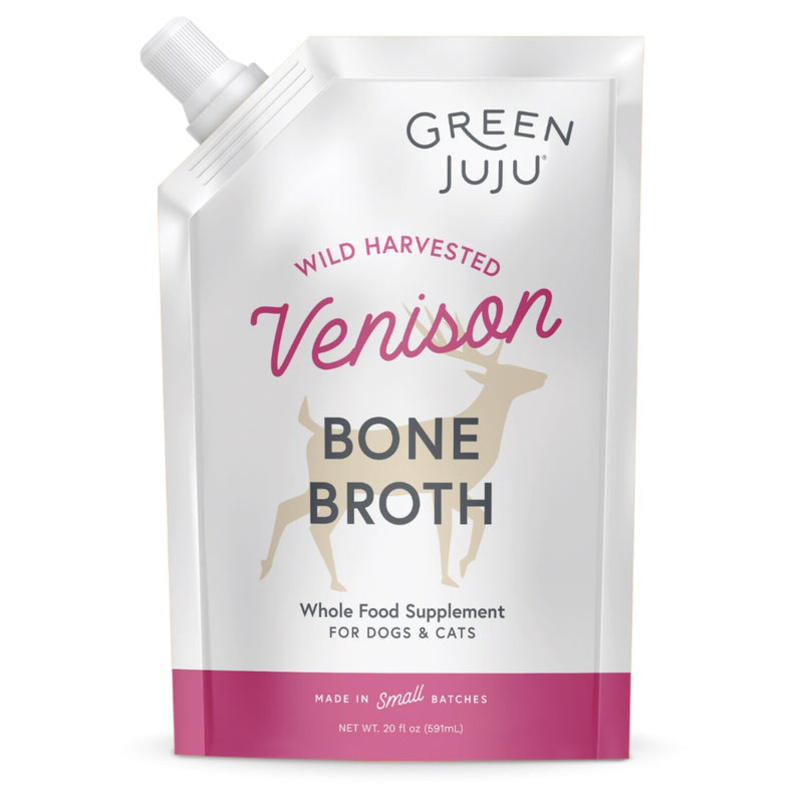 GREEN JUJU Green Juju Bone Broth Venison 20oz