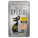 TIKI CAT Tiki Cat Solutions FUSSY: Duck Liver & Egg in Broth 2.4oz Pouch