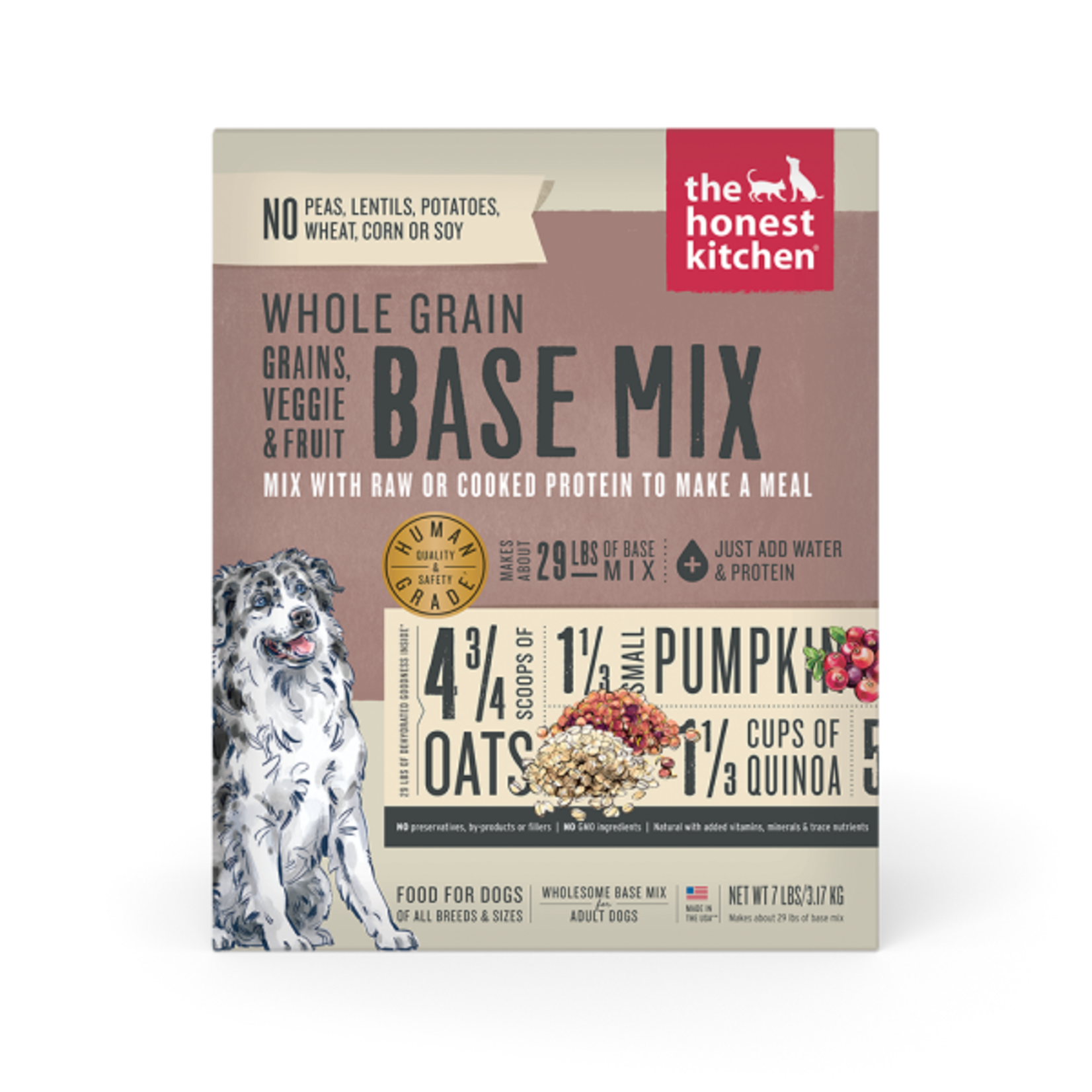 The Honest Kitchen Honest Kitchen Dog Whole Grain Veggie & Fruit Dehydrated Base Mix