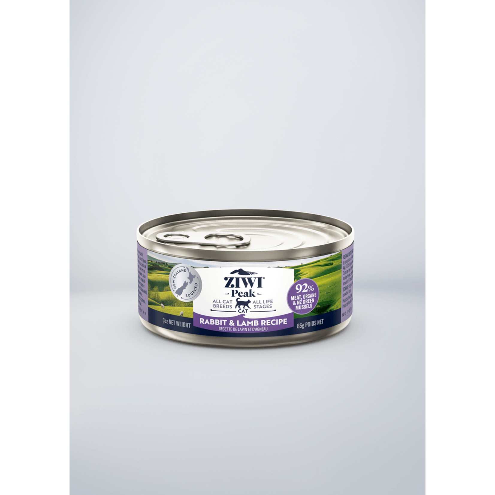 ZiwiPeak ZIWIPeak Cat Can Rabbit & Lamb Recipe 85g