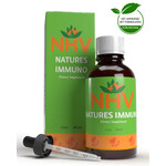 NHV Natural Pet Products NHV Natures Immuno For Dogs  Vet-Formulated Supplement of Medicinal Mushrooms for Dogs & Cats