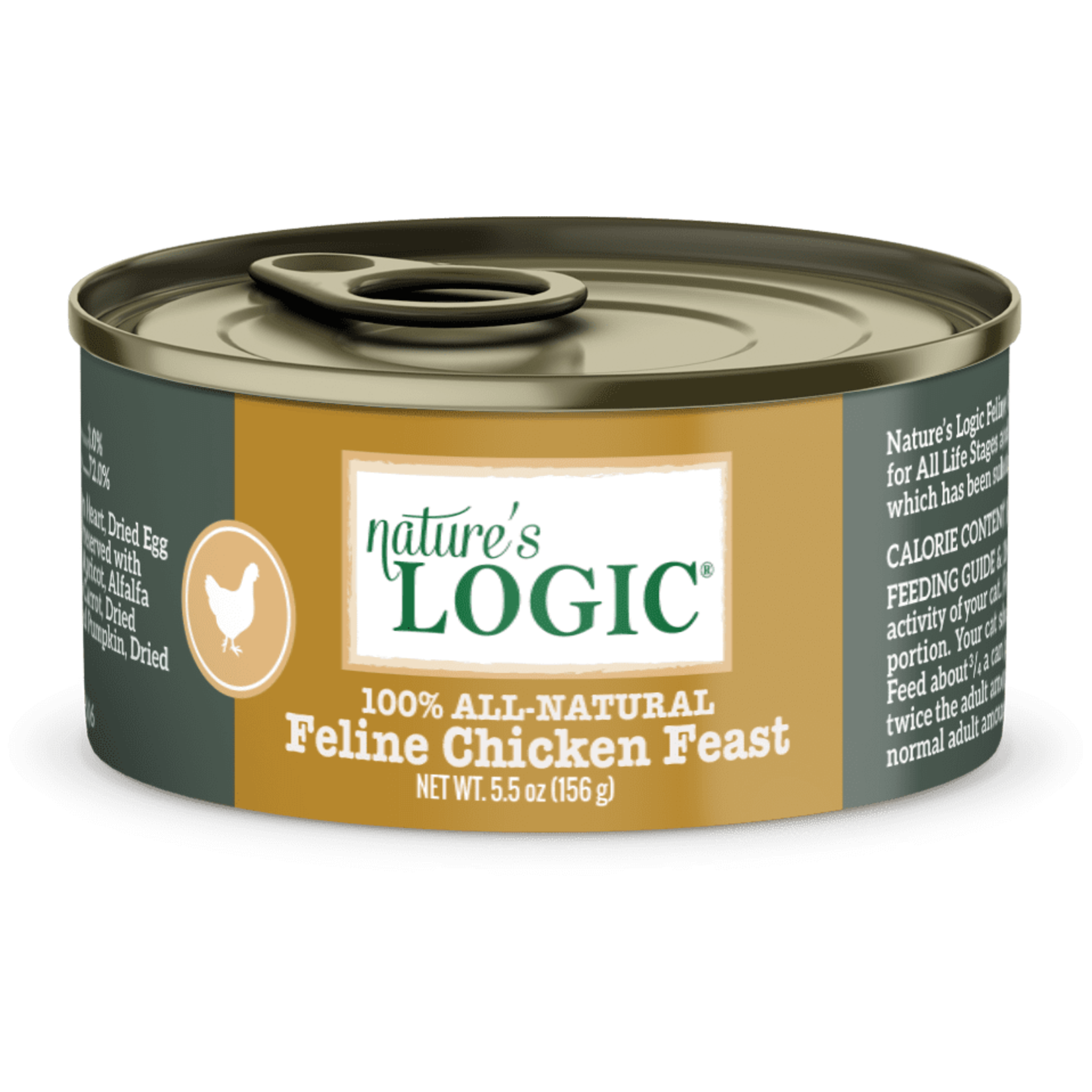 Nature's Logic Cat Can Chicken Feast 5.5oz
