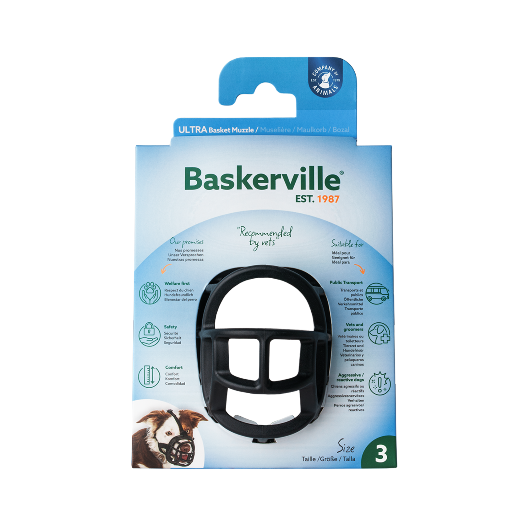 Company of Animals Baskerville Ultra Dog Muzzles