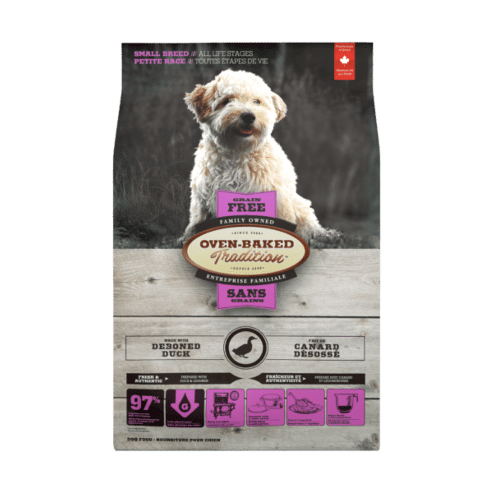 Oven-Baked Tradition Oven-Baked Tradition Dog Grain Free Small Breed All Life Stages Duck 5lb