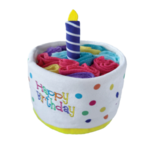 FouFou Brands Foufou BRANDS Hide'n Seek Birthday Cake Snuffle Toy White