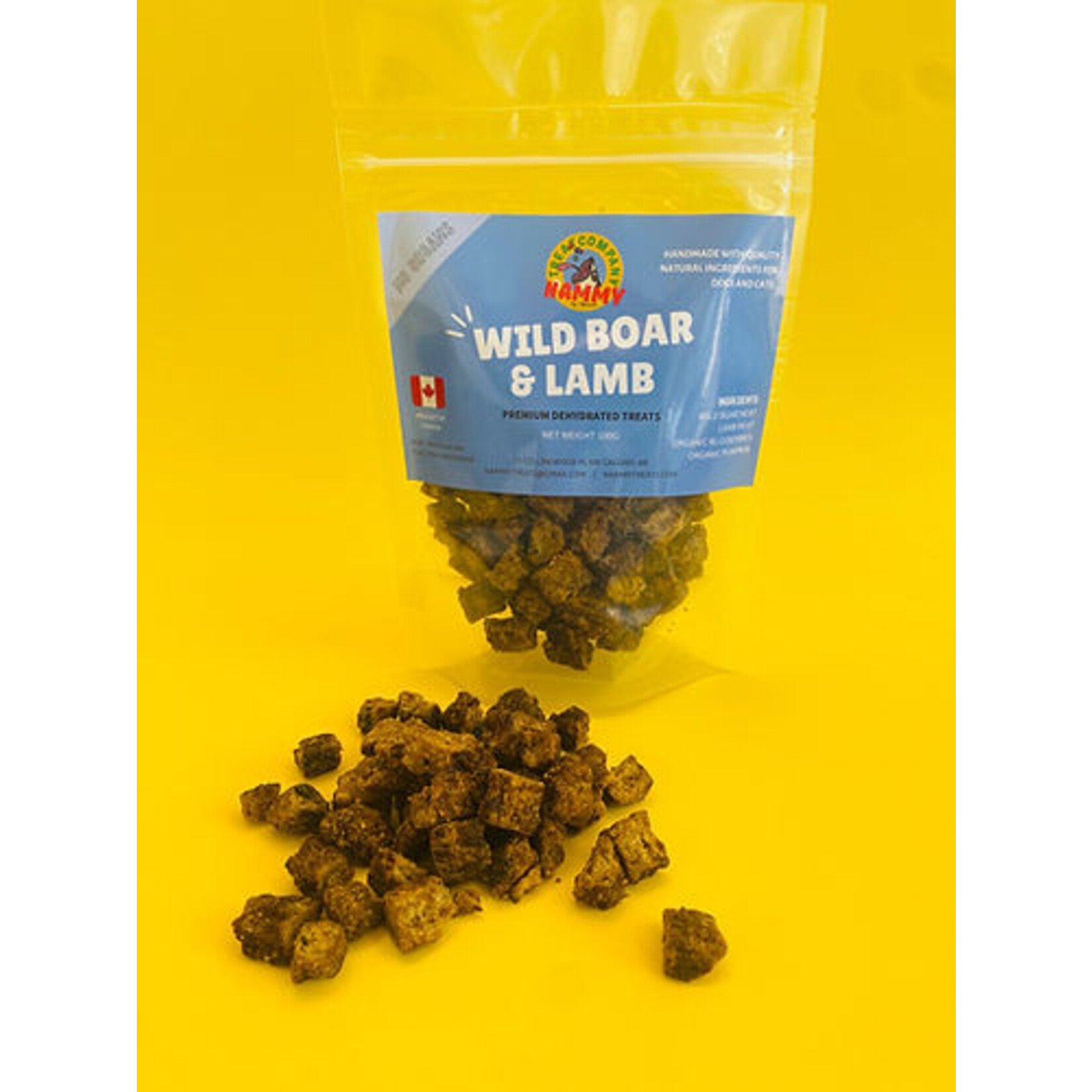 Nammy Treat Company Nammy Treats Company Wild Boar & Lamb Dehydrated Training Treats 100g