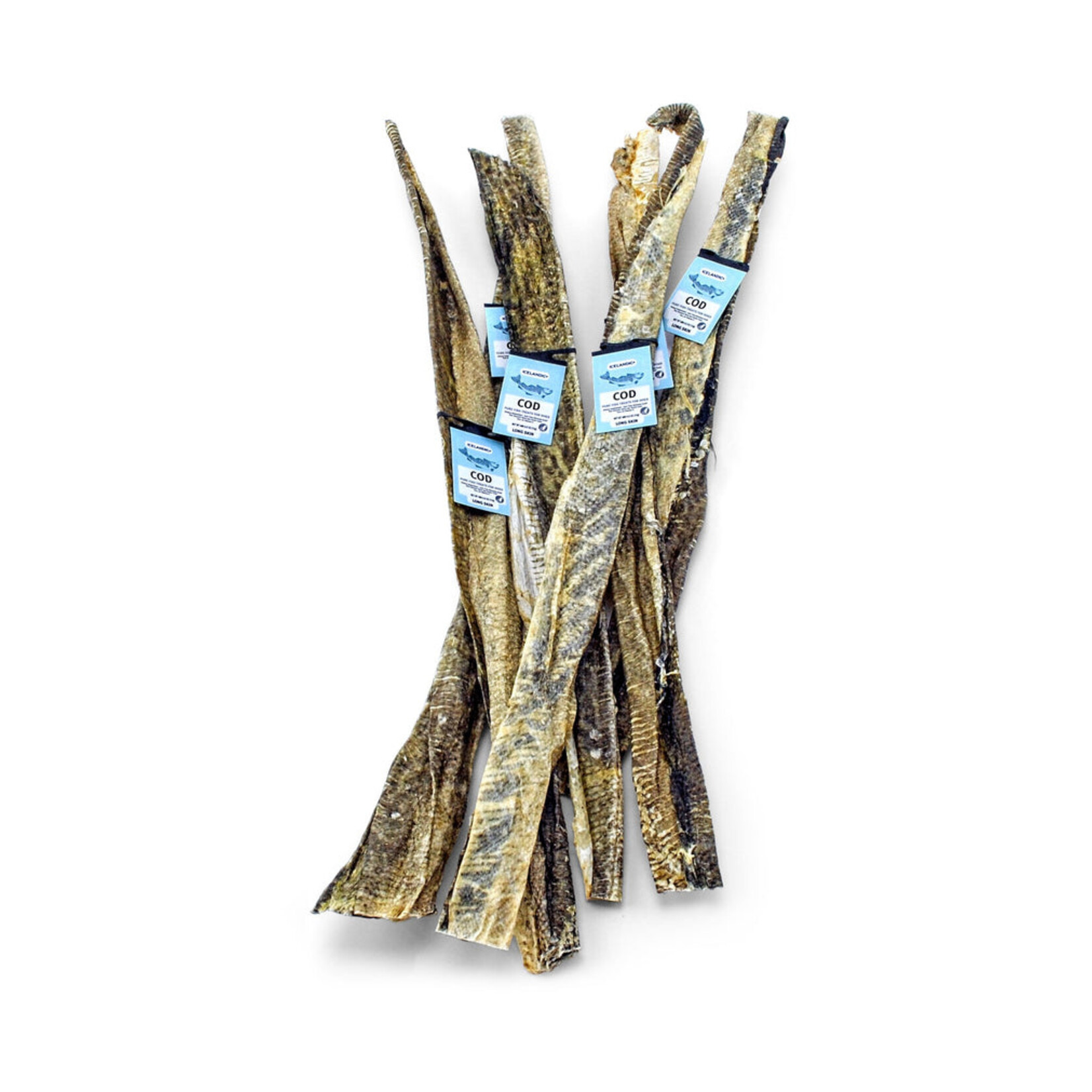 Icelandic+ Icelandic+ Dog Long Cod Skin Strips 18-22" single