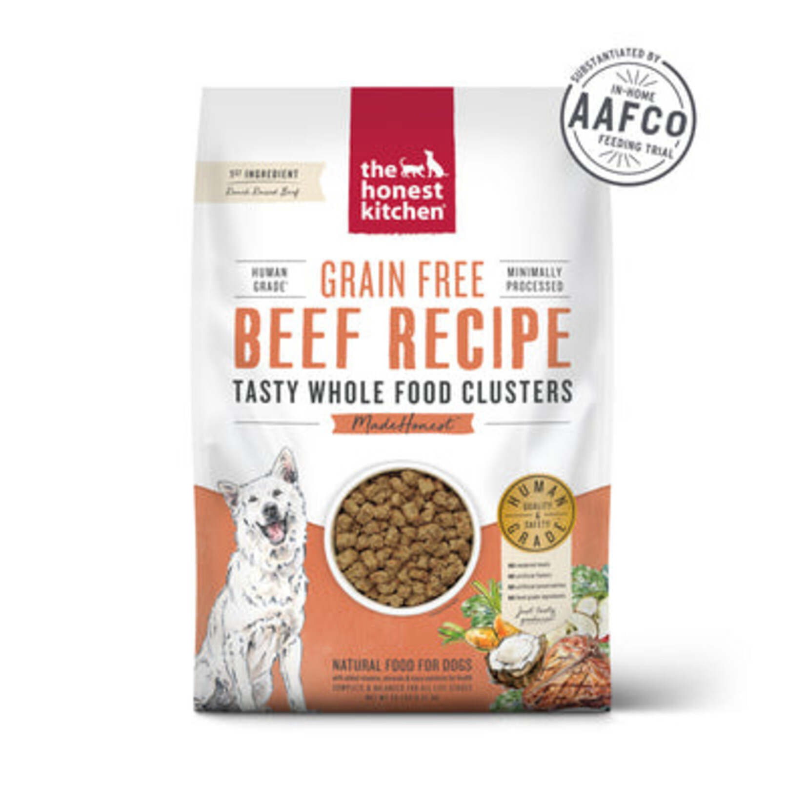 The Honest Kitchen Honest Kitchen Dog Grain Free Whole Food Clusters Beef