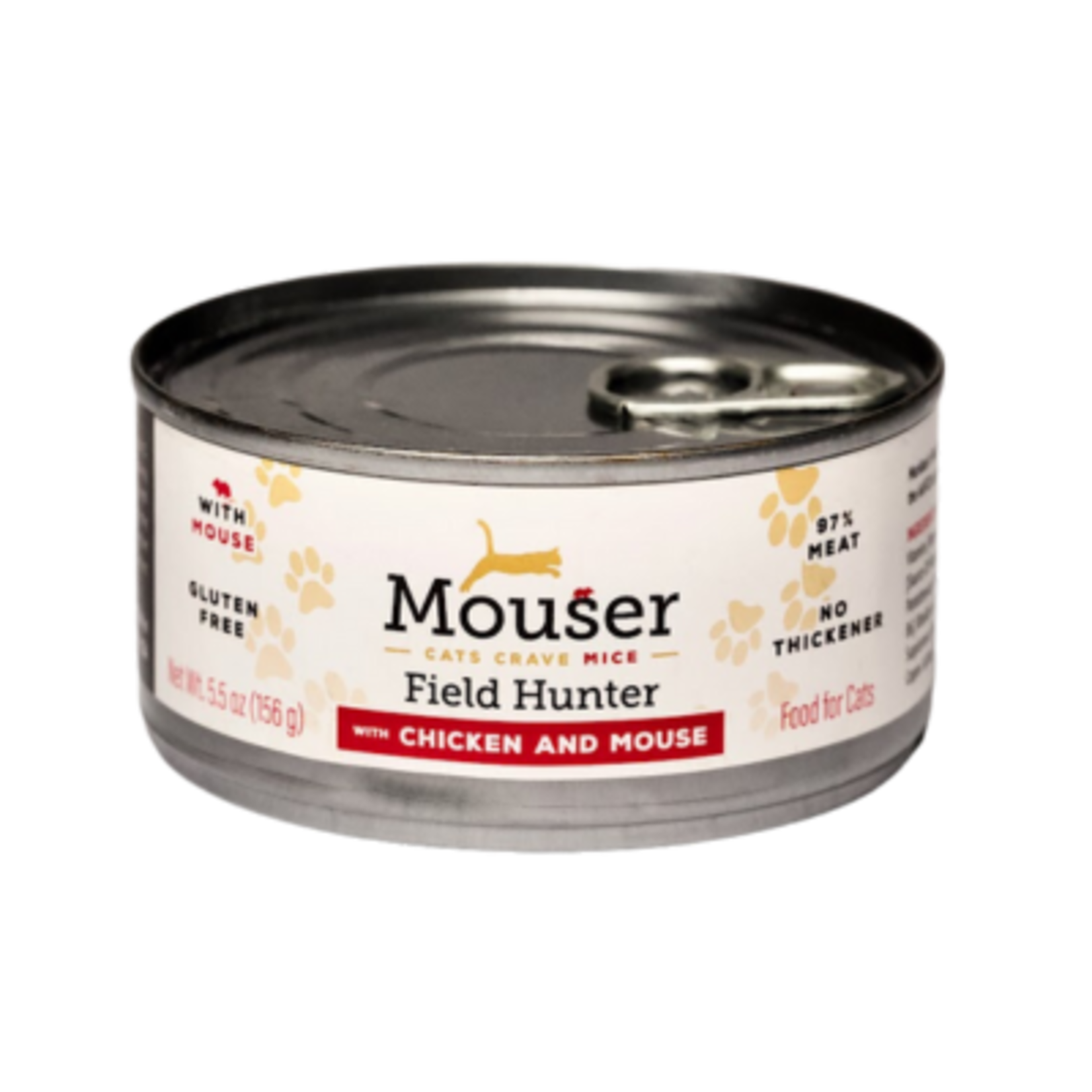 Mouser Mouser Field Hunter Canned Cat Food Chicken & Mouse 5.5oz