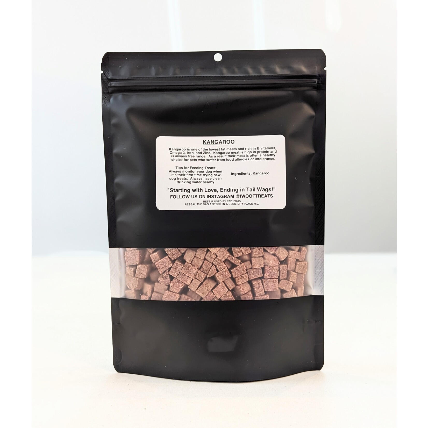 I Woof Treats I Woof Treats Freeze Dried Kangaroo Treats 75g