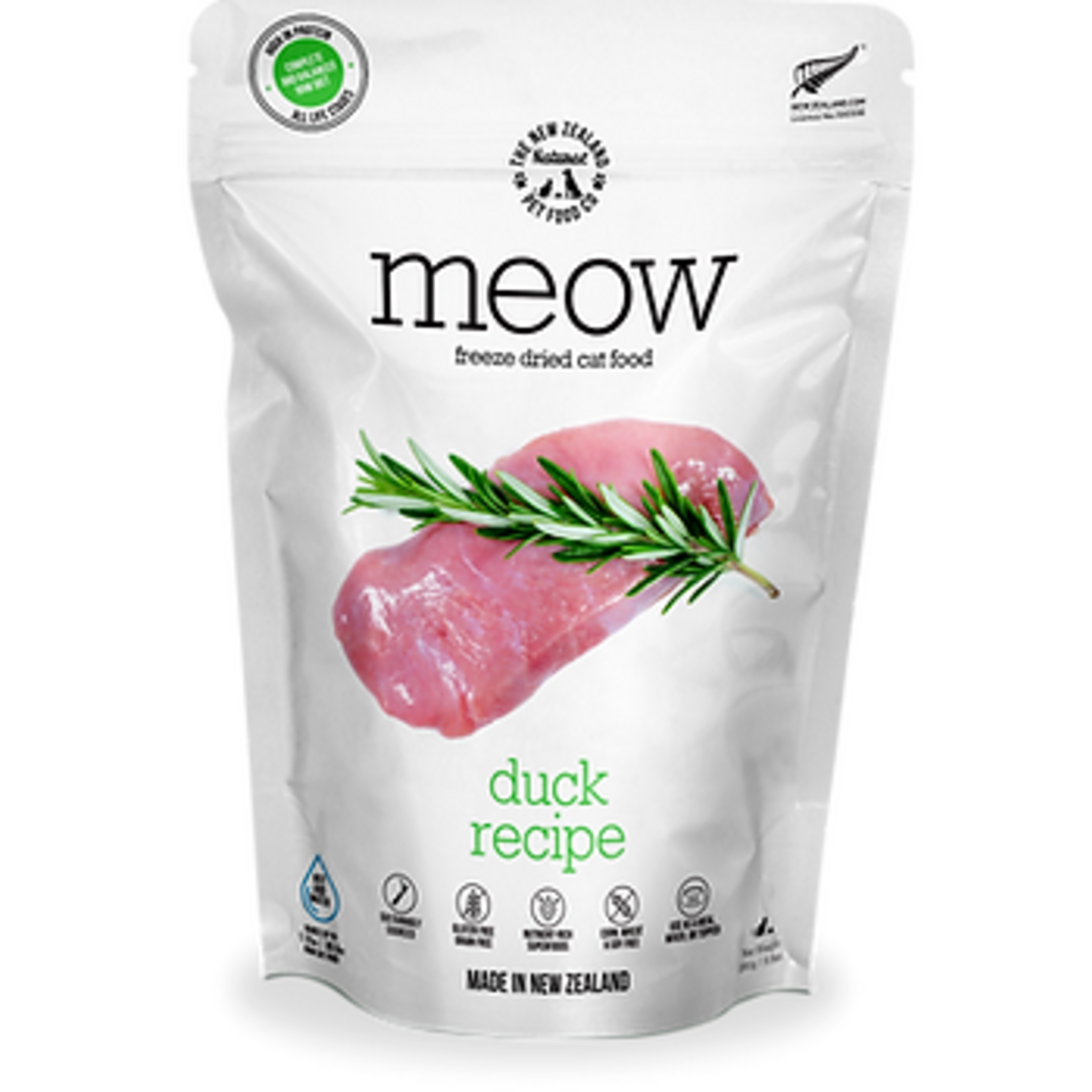 The New Zealand Pet Food Co THE NEW ZEALAND NATURAL PET FOOD CO MEOW Freeze-Dried Duck 280g