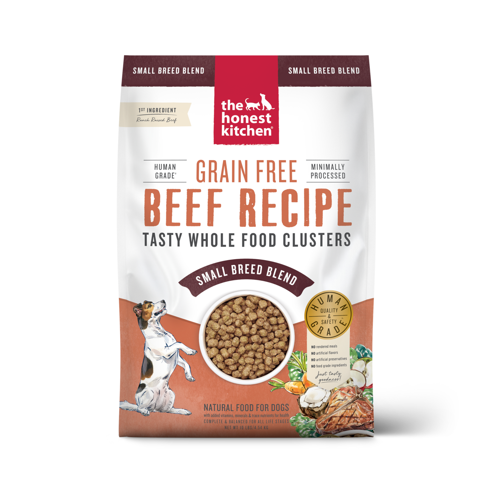The Honest Kitchen Honest Kitchen Dog Grain Free Whole Food Clusters Small Breed Beef
