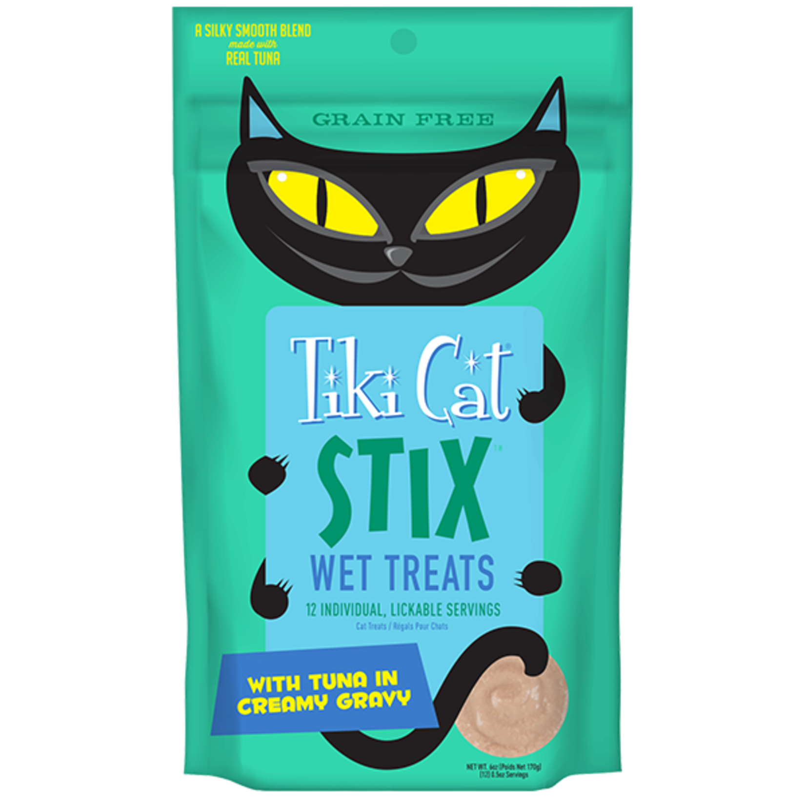 TIKI CAT Tiki Cat Stix Wet Treats Grain Free Tuna 3oz