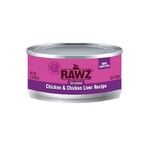 RAWZ RAWZ Cat Shredded Chicken N Chicken Liver 3oz single