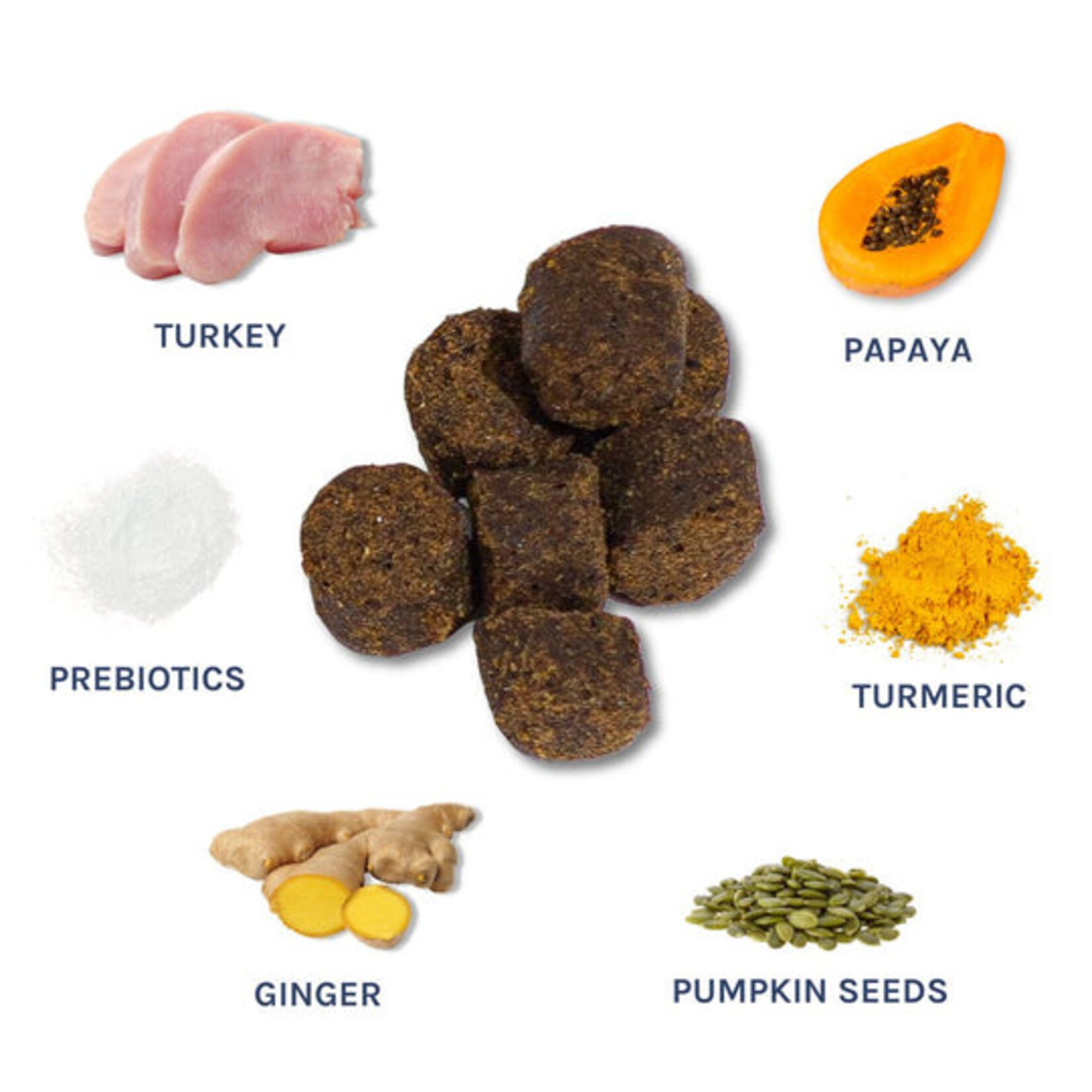 Healthy Bud Corp. Healthy Bud Dog Treats Turkey Gut Booster  4.6oz/130g