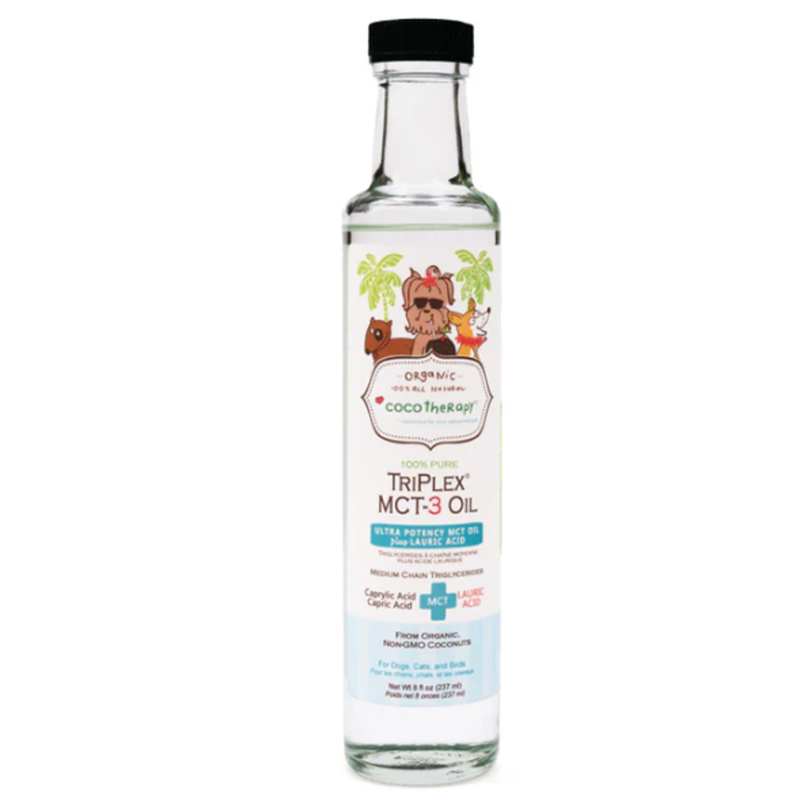 Cocotherapy COCOTHERAPY TriPlex™ MCT-3 Oil 8 oz MCT Oil for dogs, cats, and birds