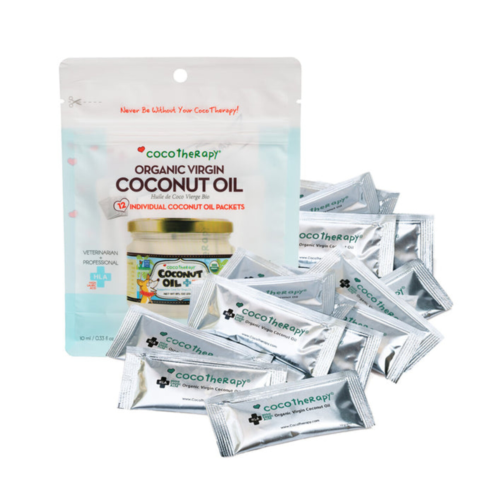 Cocotherapy COCOTHERAPY Organic Virgin Coconut Oil 12 x 10 ml Portable Packets