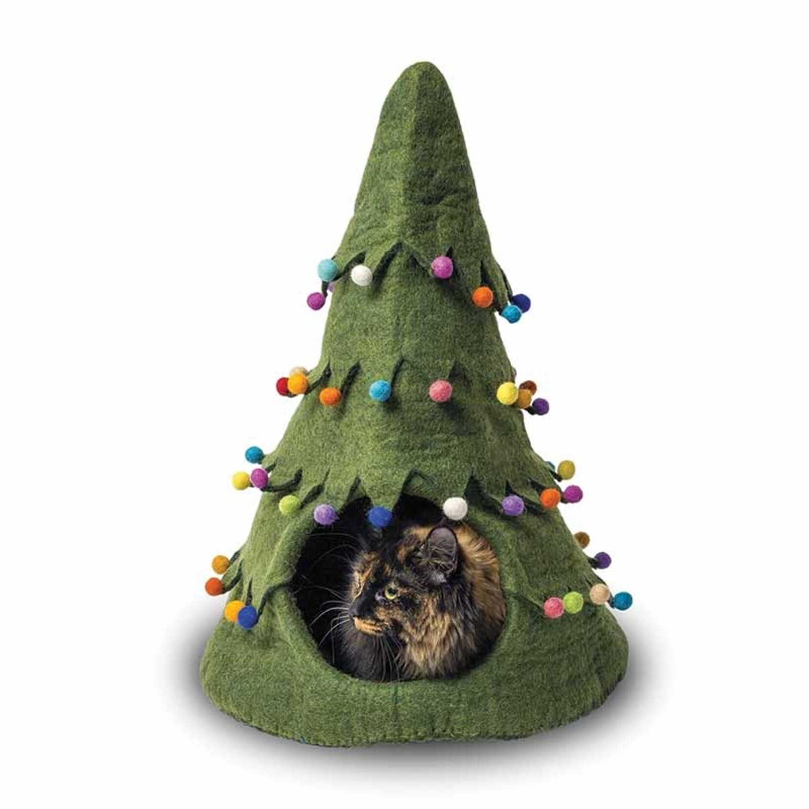 Dharma Dog Karma Cat Dharma Dog Karma Cat - Cave - Xmas Tree - Green/ Multi