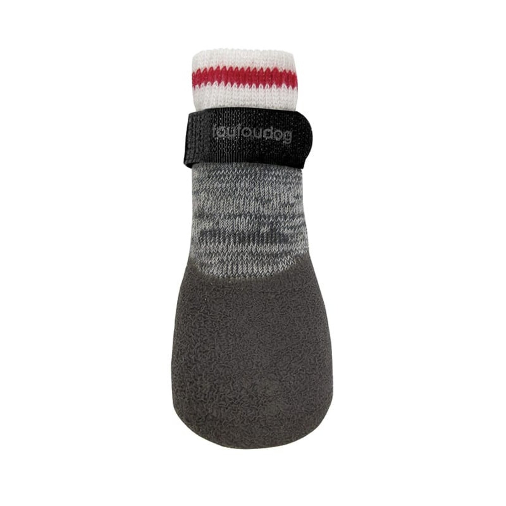FouFou Brands FouFou Brands Heritage Rubber Dipped Socks Charcoal