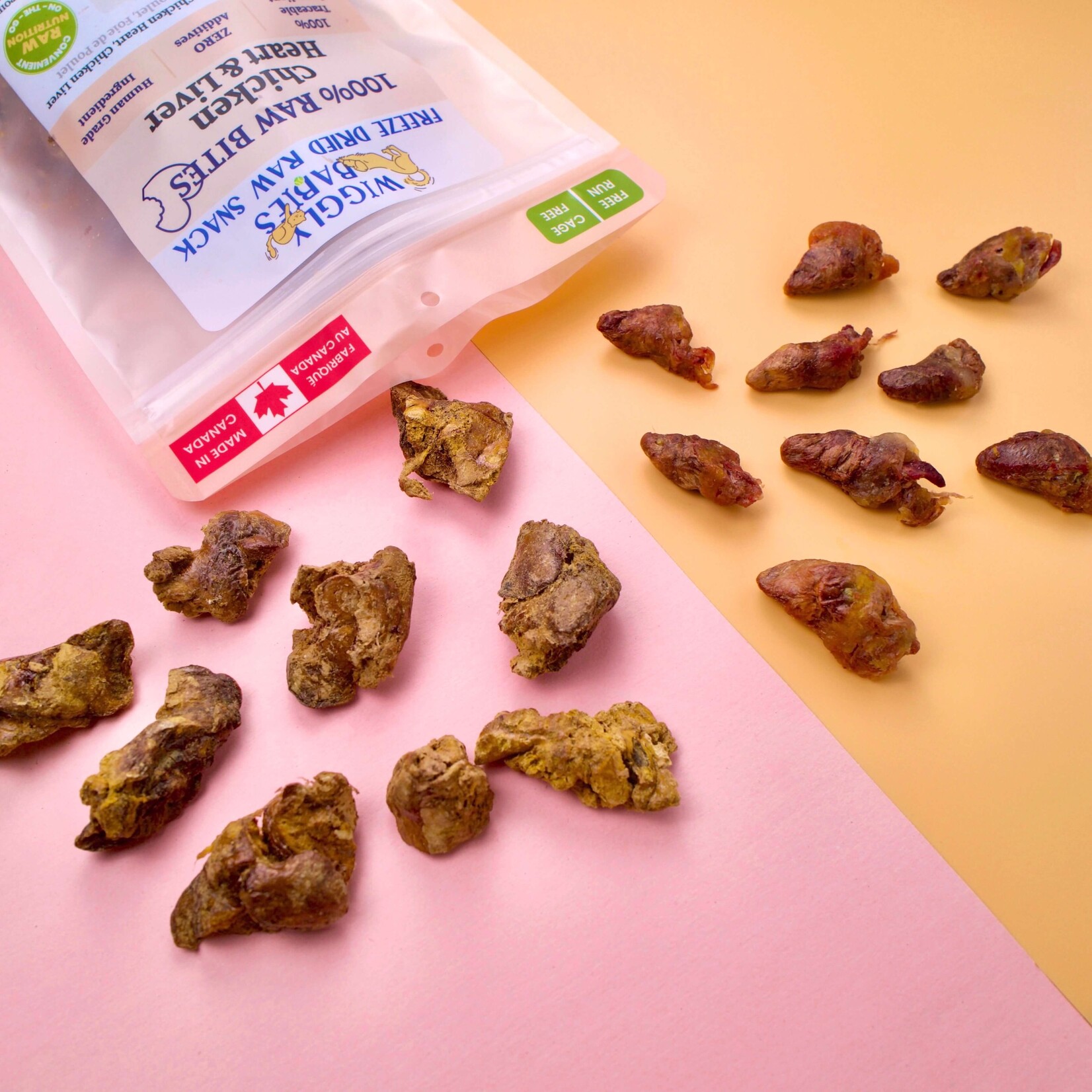 Wiggly Babies Wiggly Babies Freeze Dried Alberta Chicken Heart & Chicken Liver 193g