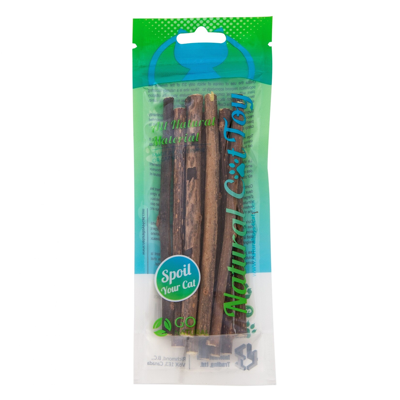 Natural Cat Toy NATURAL CAT TOY Silvervine Sticks