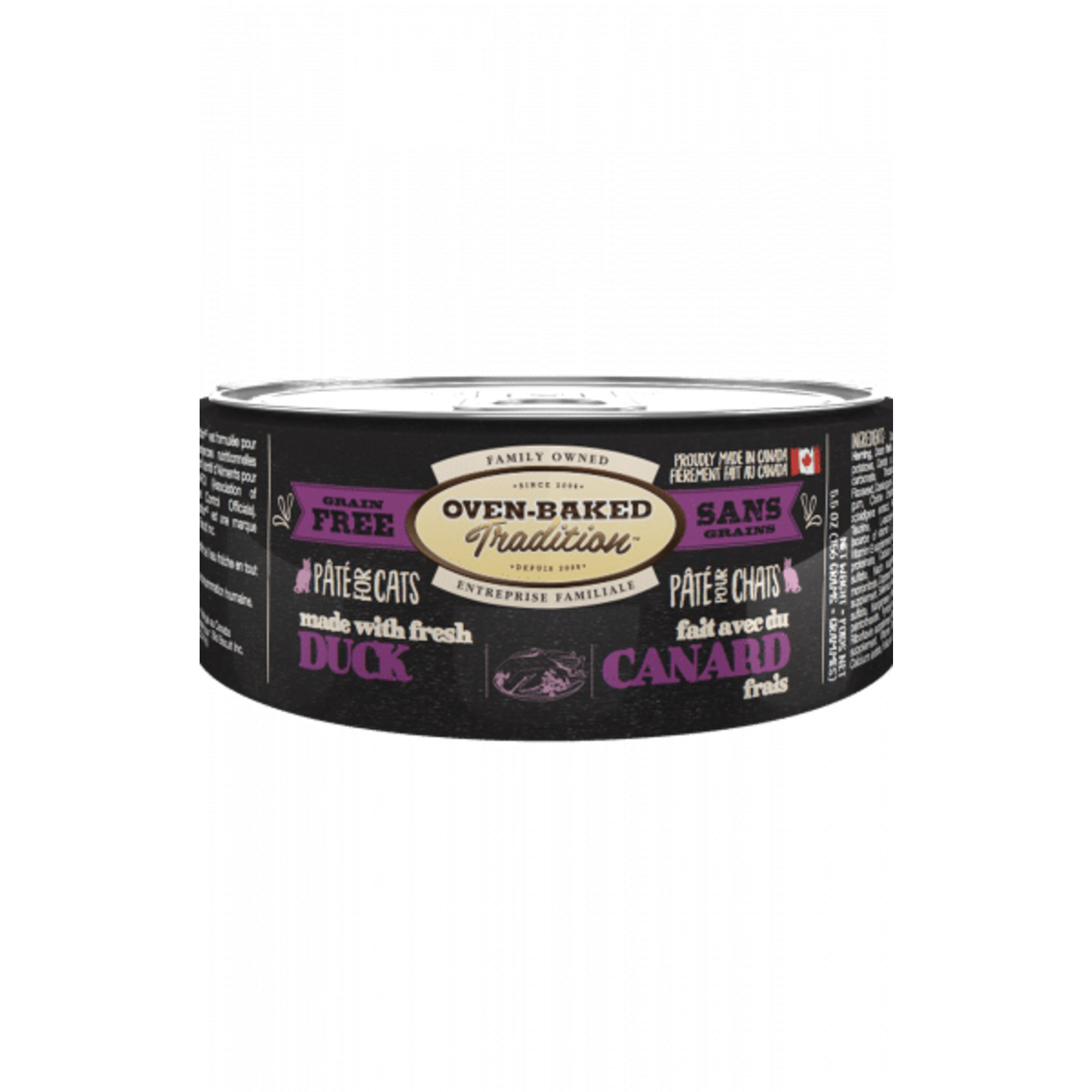 Oven-Baked Tradition Oven-Baked Tradition Cat Can Grain-free Pate Adult – Duck 5.5oz