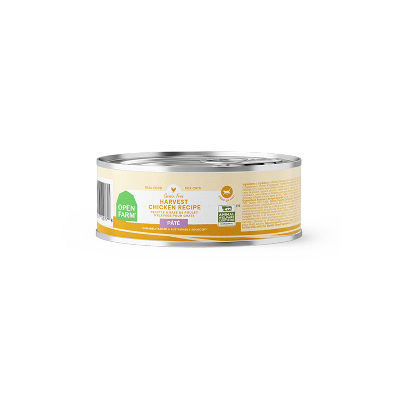 Open Farm Open Farm Cat Can Harvest Chicken 2.8 oz single