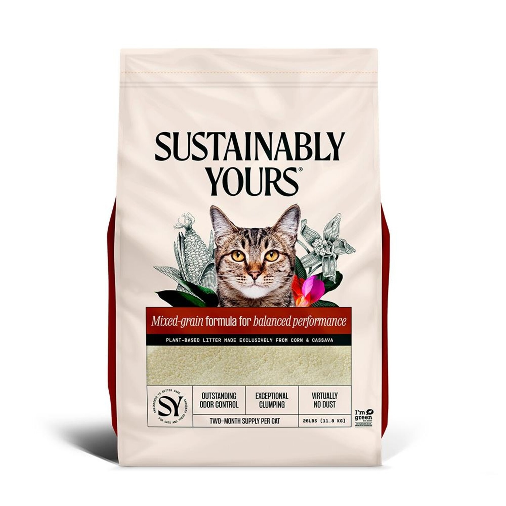 Sustainably Yours Sustainably Yours Multi-Cat Mixed-Grain 26lb IN-STORE PICKUP ONLY