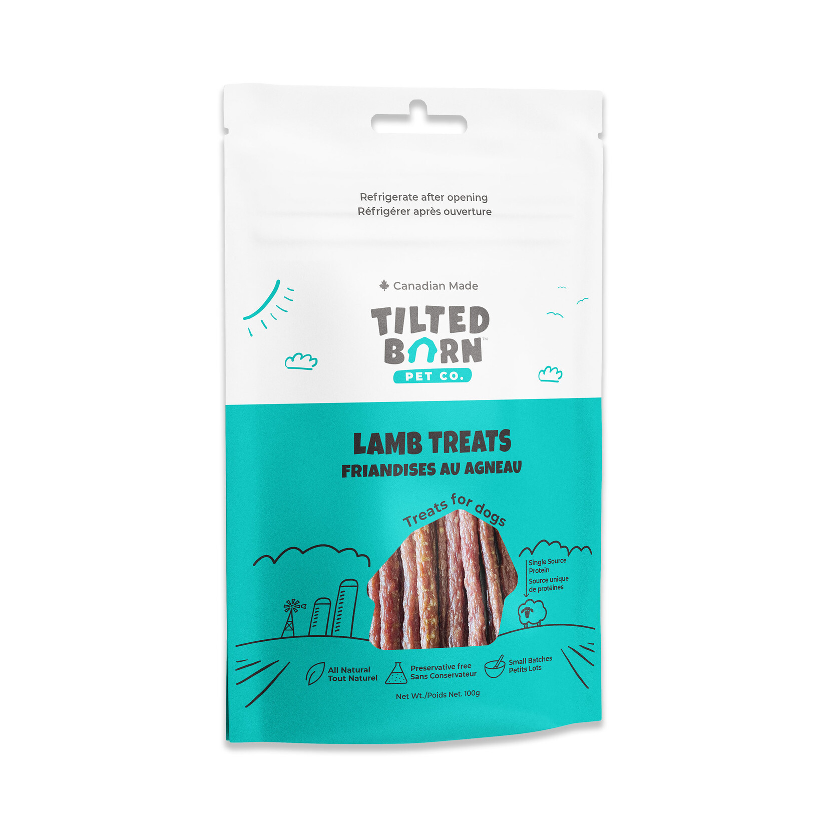 Tilted Barn Pet Co. Tilted Barn Pet Co. Canadian Lamb Treats 100g