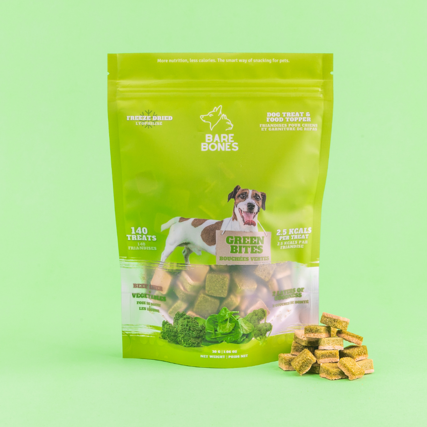Bare Bones Co Bare Bones Co. Freeze Dried Green Bites 35g