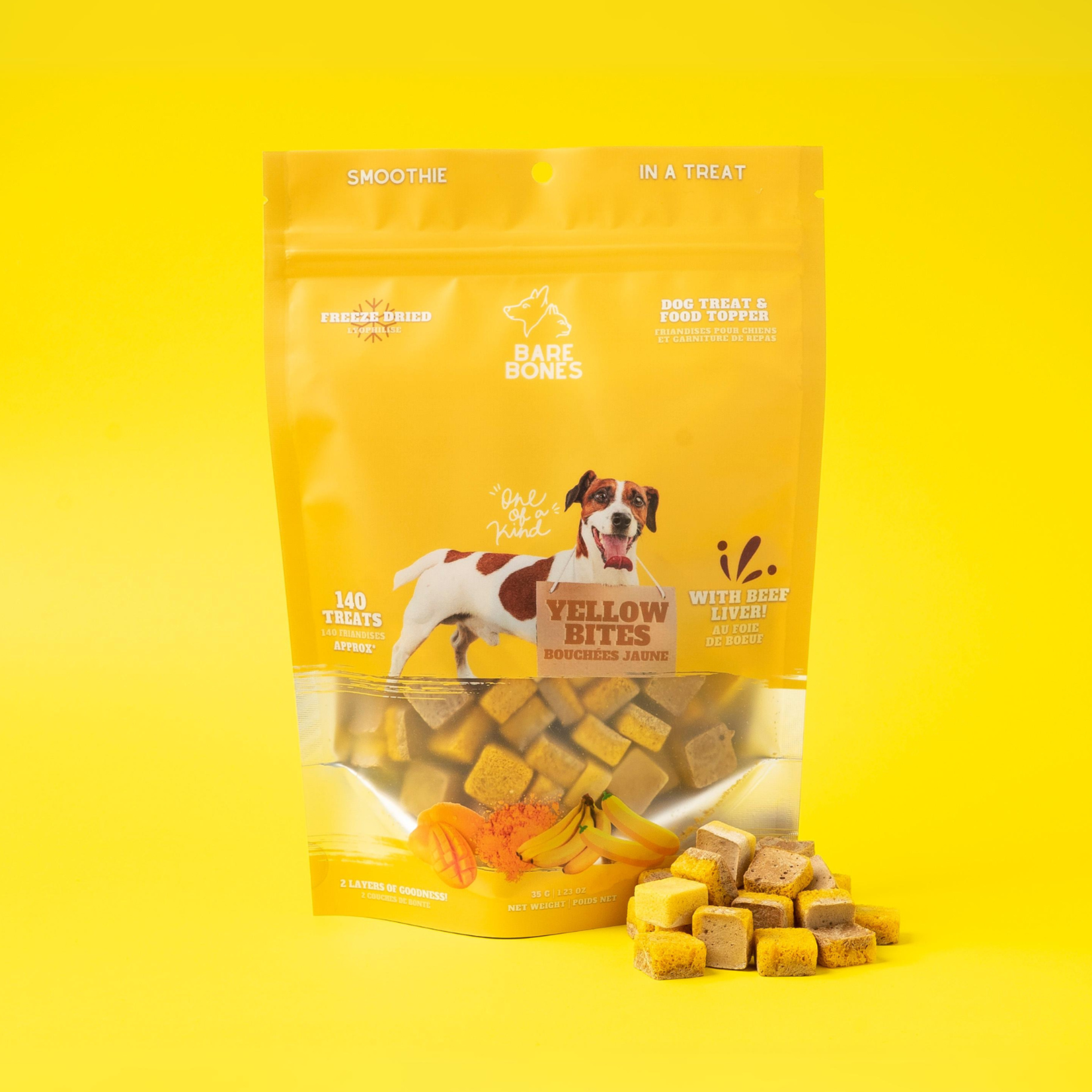 Bare Bones Co Bare Bones Co. Freeze Dried Yellow Bites 35g