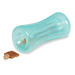 Messy Mutts Totally Pooched Stuff'n Shake Barrel 6" Teal