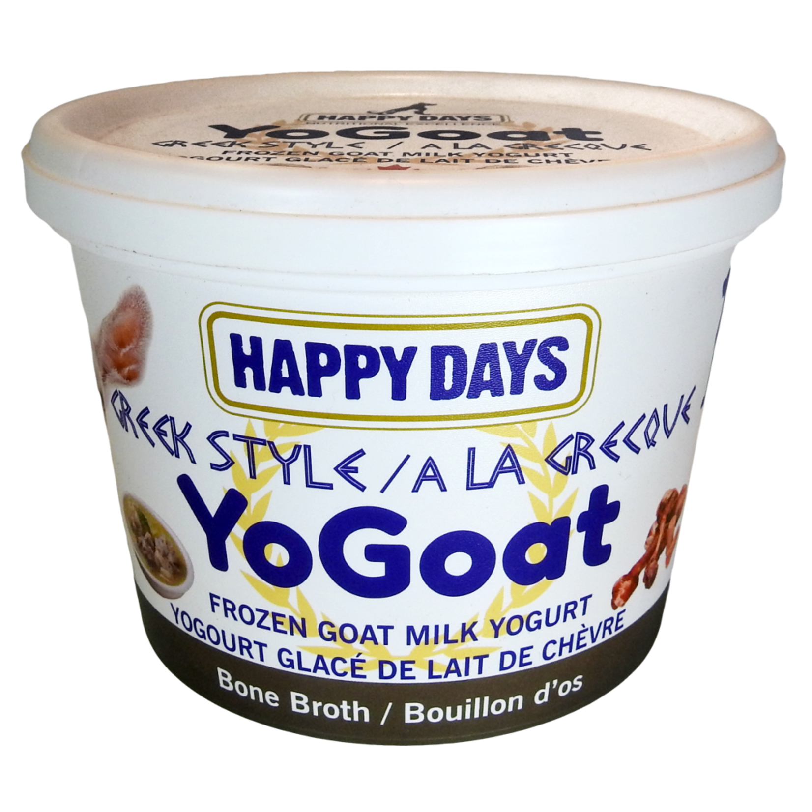 Happy Days Happy Days YoGoat Goat Milk Yogurt Bone Broth 475gml