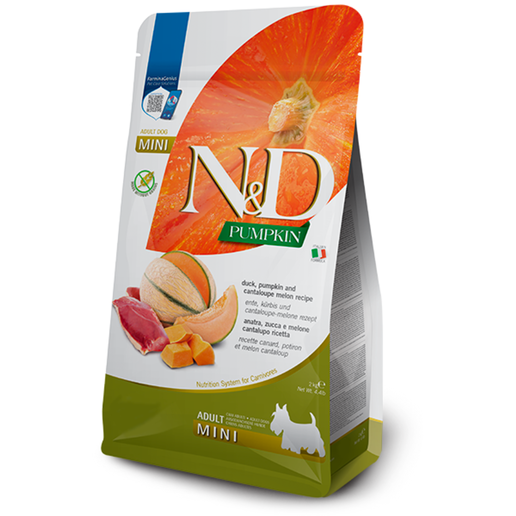 Farmina N&D Pumpkin Dog Duck and Cantaloupe Adult MINI 2kg