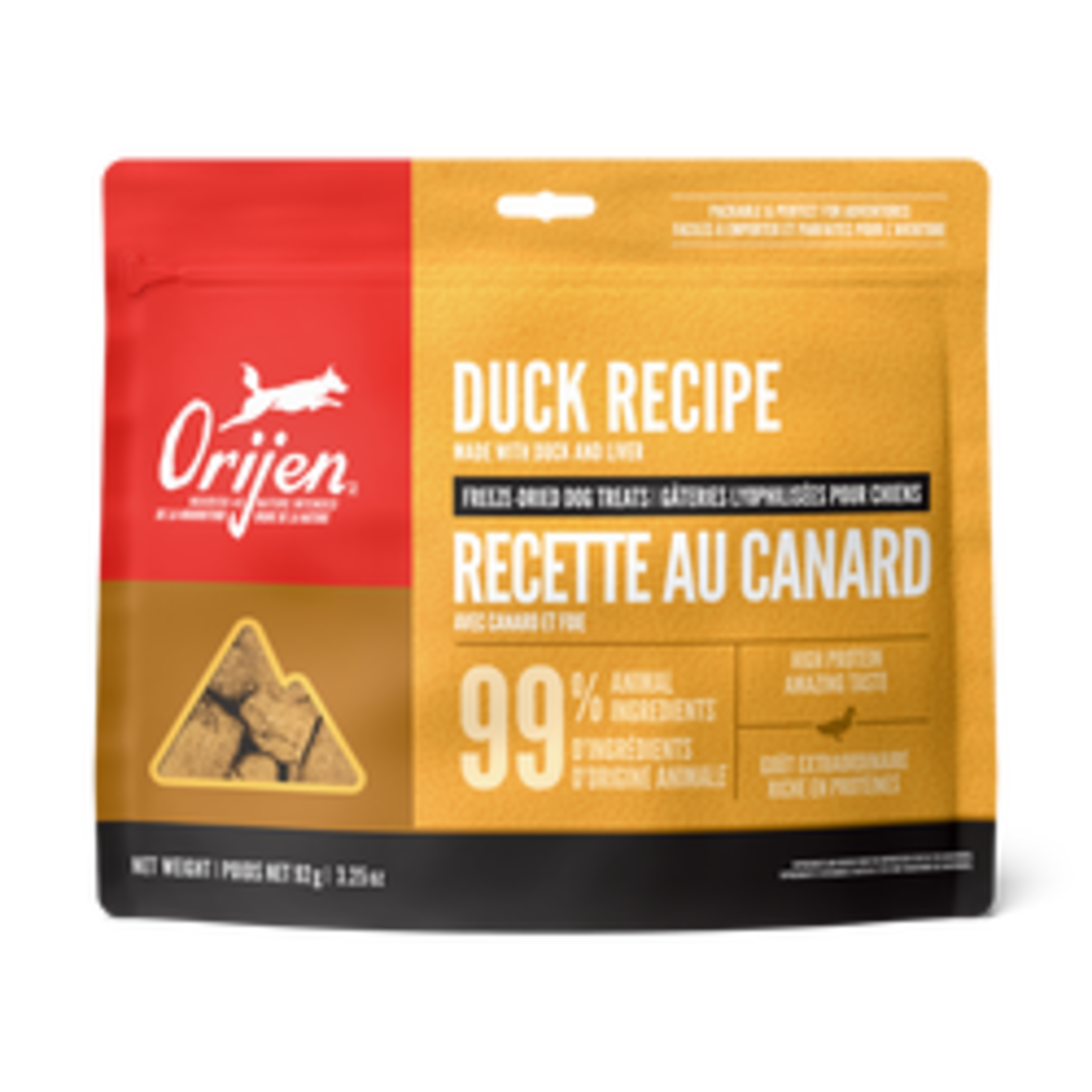 Orijen Orijen Dog Freeze Dried Treats Free-Run Duck 92g