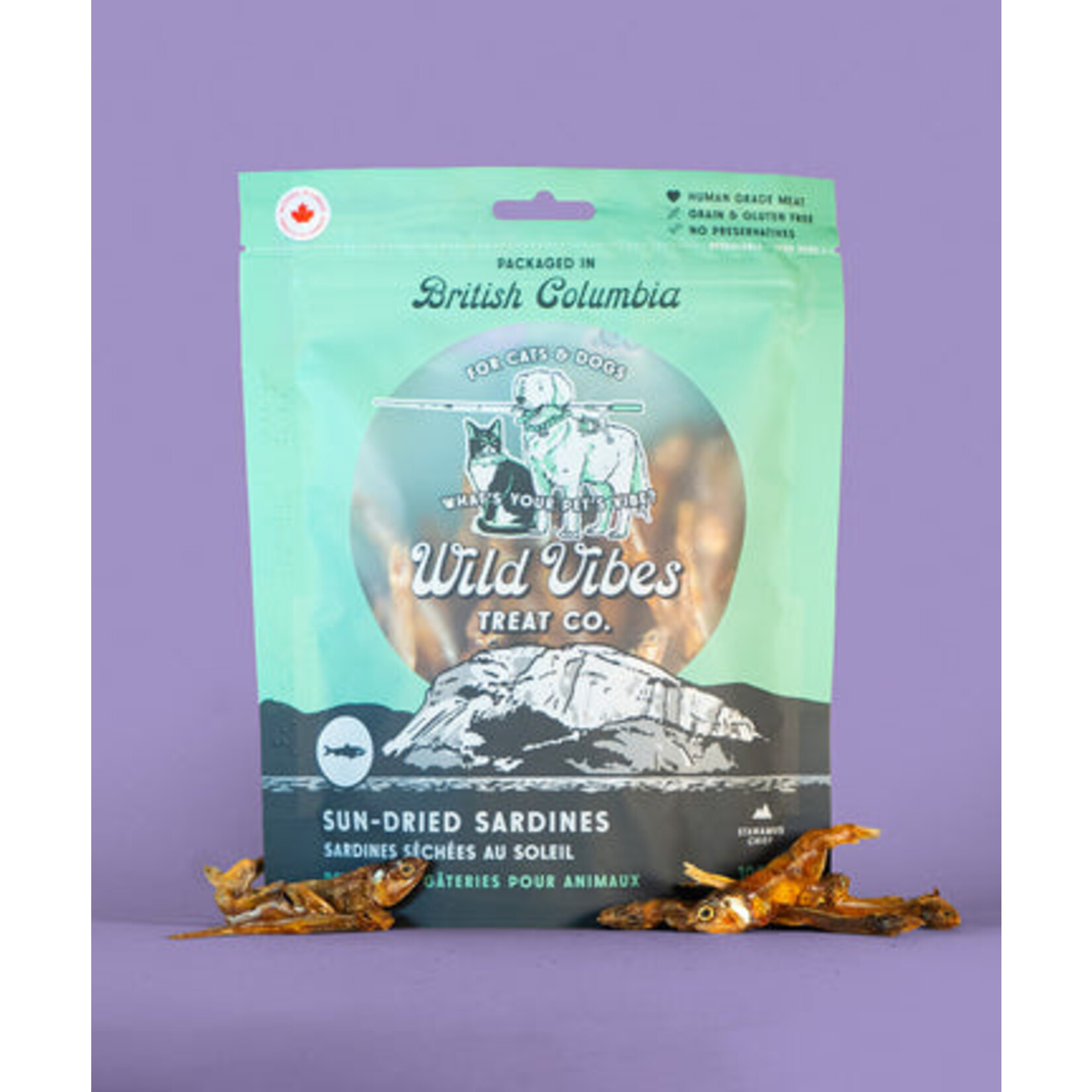 Wild Vibes Treat Co. Wild Vibes Sun Dried Sardines 108g