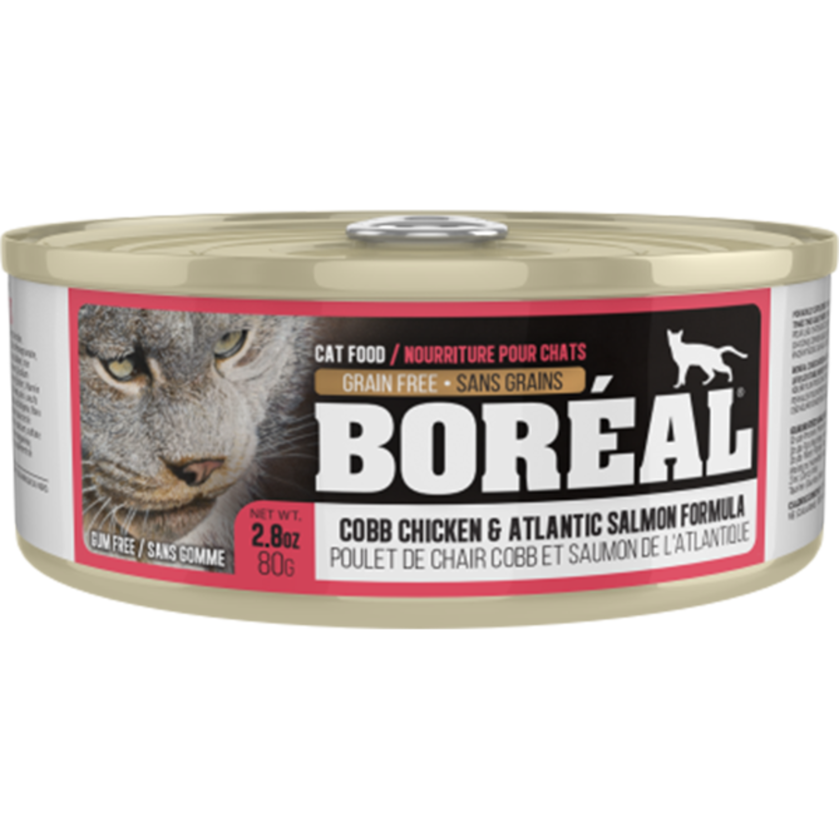 Boreal Boreal Cat Can Cobb Chicken & Atlantic Salmon 80g single