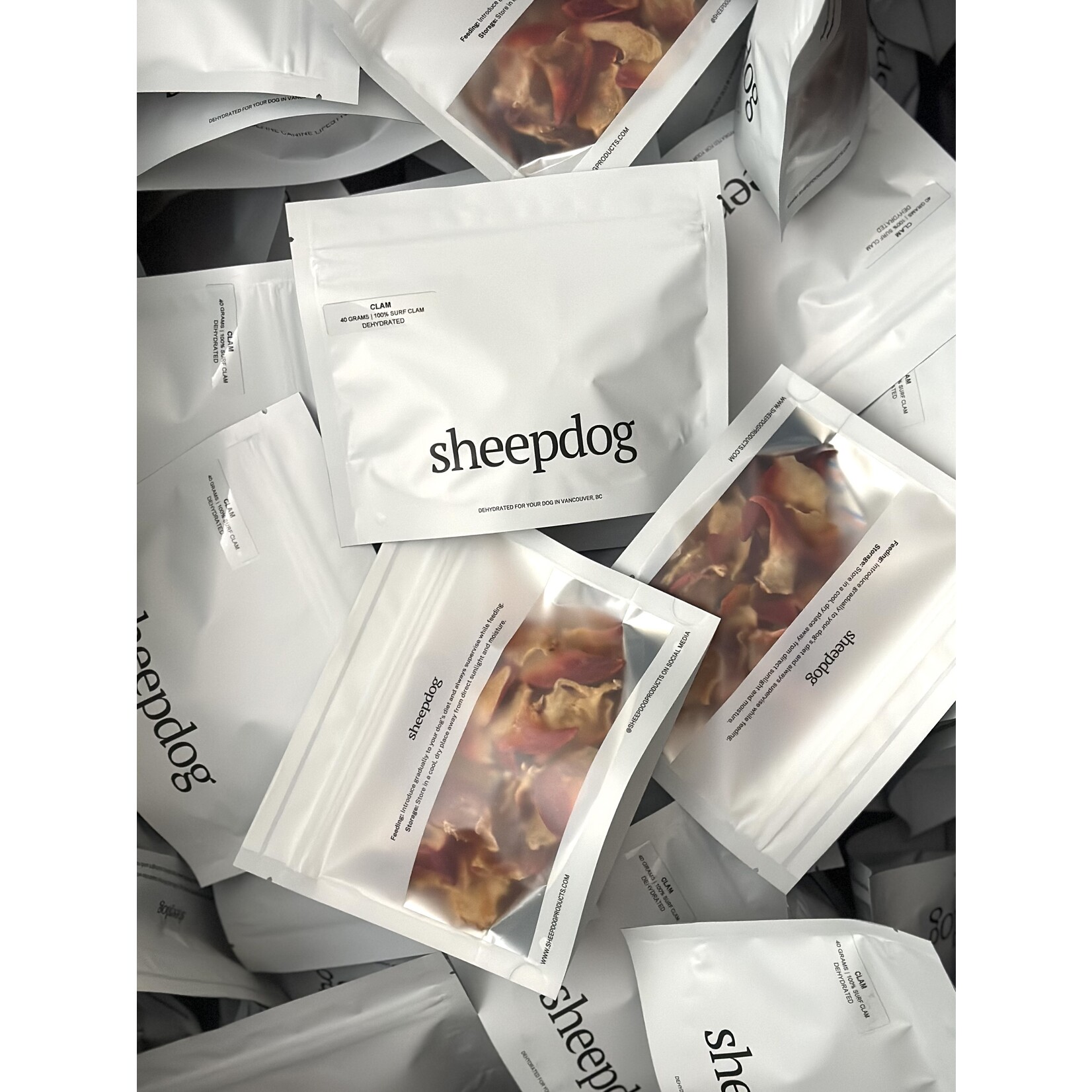 Sheepdog Sheepdog Dehydrated Clams Treats 40g
