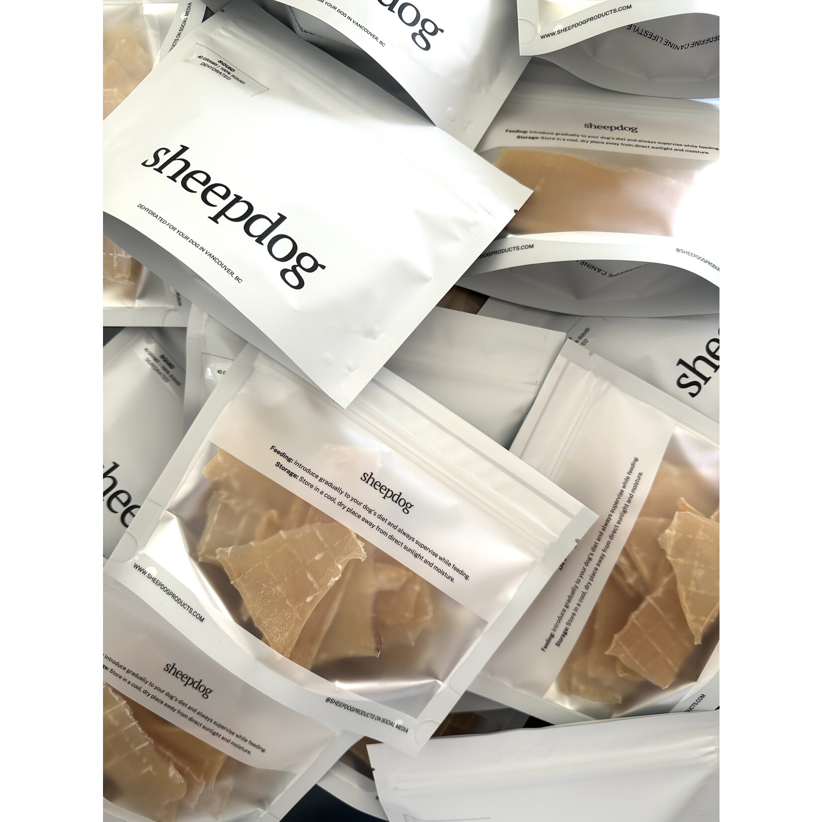 Sheepdog Sheepdog Dehydrated Squid Treats 40g