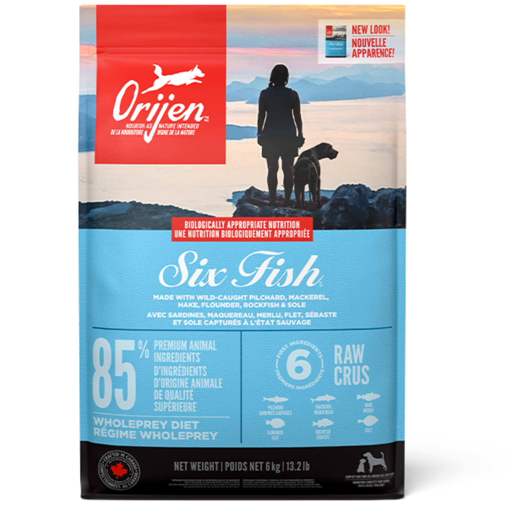 Orijen Orijen Dog Six Fish Dry