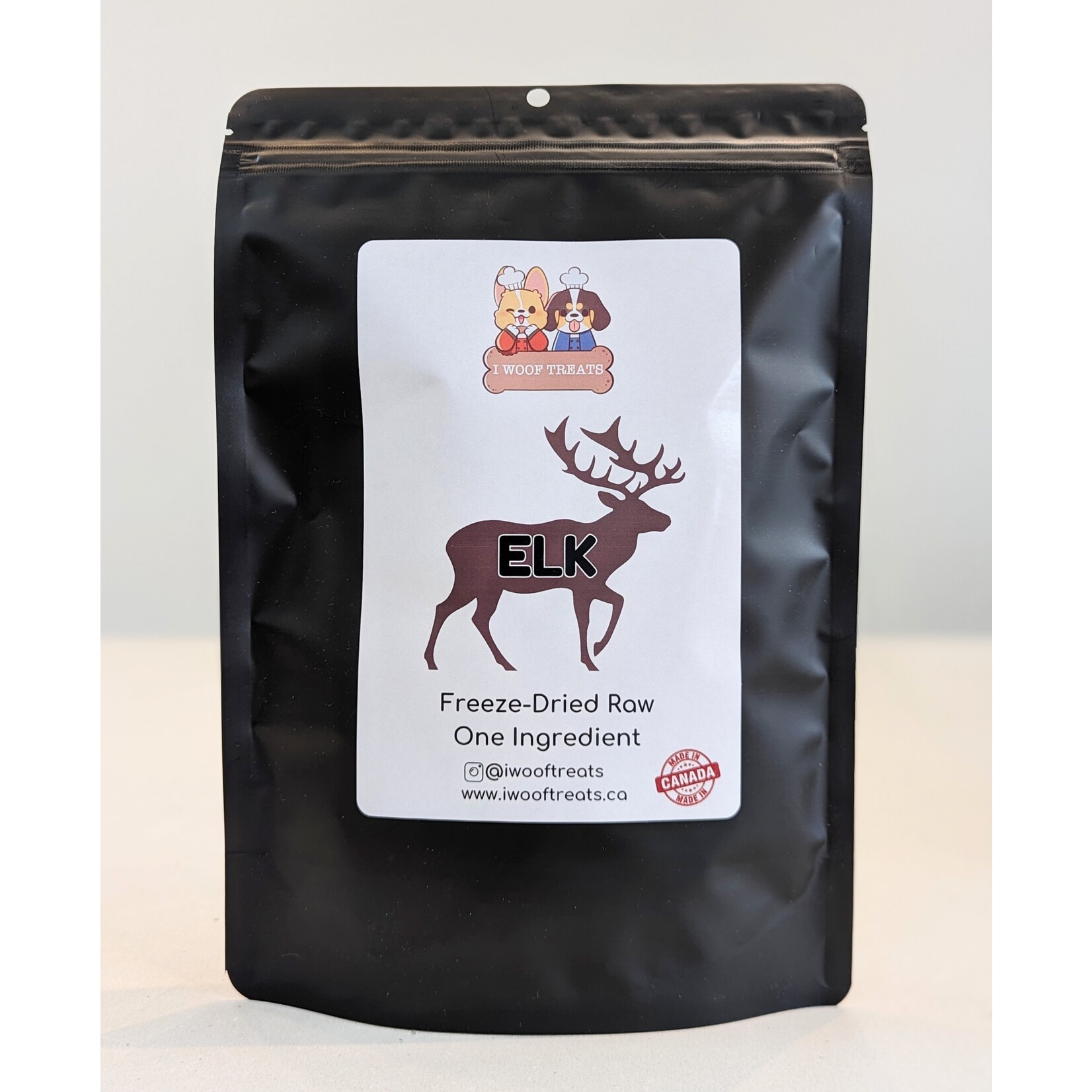 I Woof Treats I Woof Treats Freeze Dried Elk Treats 50g