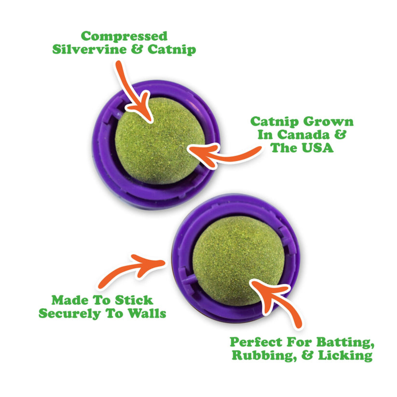 Meowijuana Meowijuana Stick 'n' Lick - Purple Passion Catnip Toy