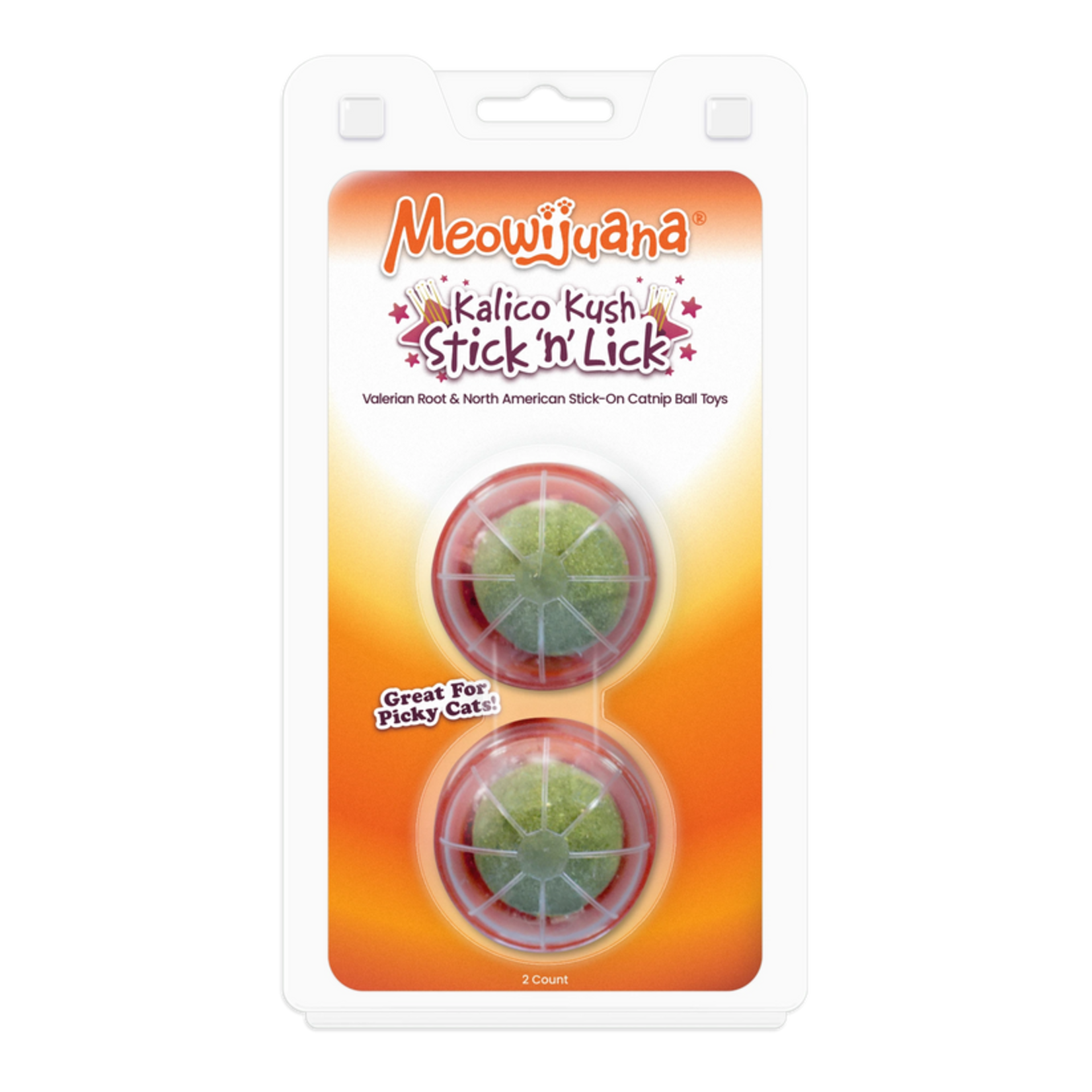Meowijuana Meowijuana Stick 'n' Lick - Kalico Kush Catnip Toy