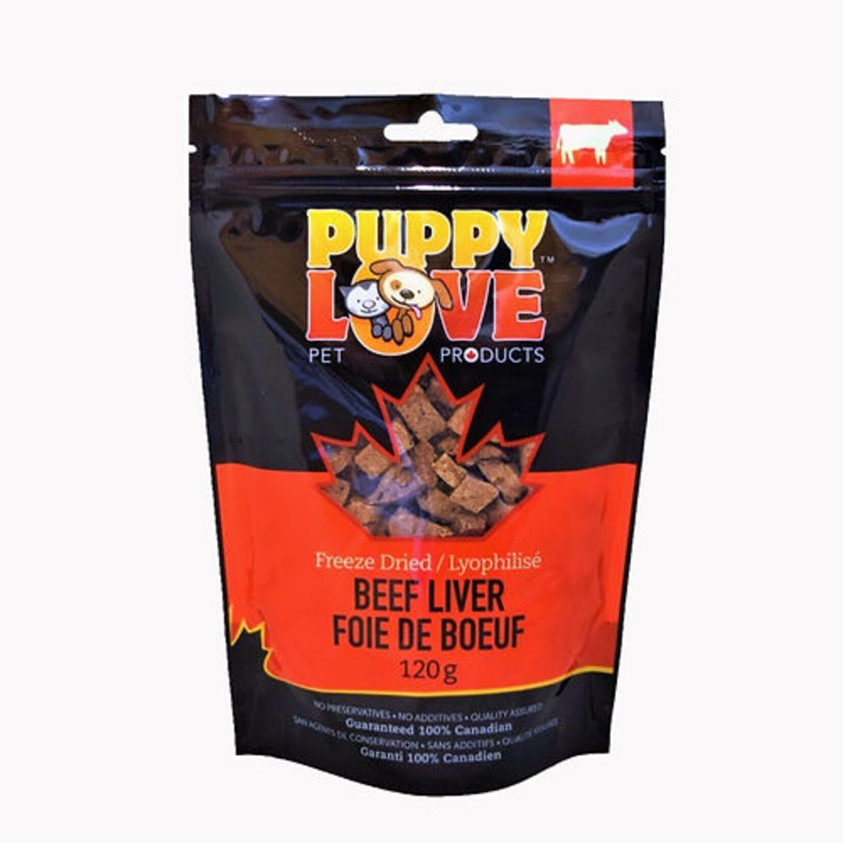 Puppy Love Puppy Love Freeze Dried Beef liver 120g