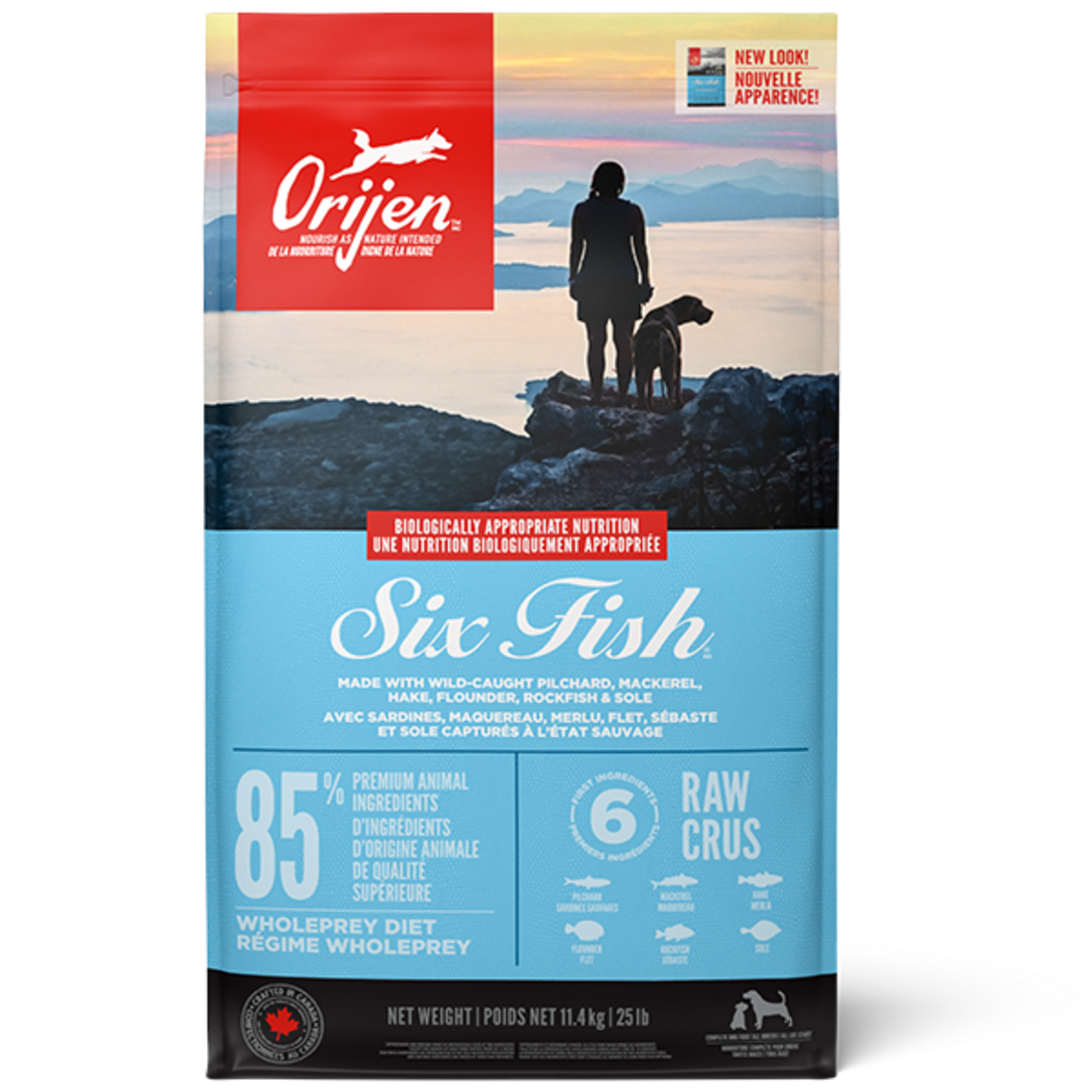 Orijen Orijen Dog Six Fish Dry  11kg