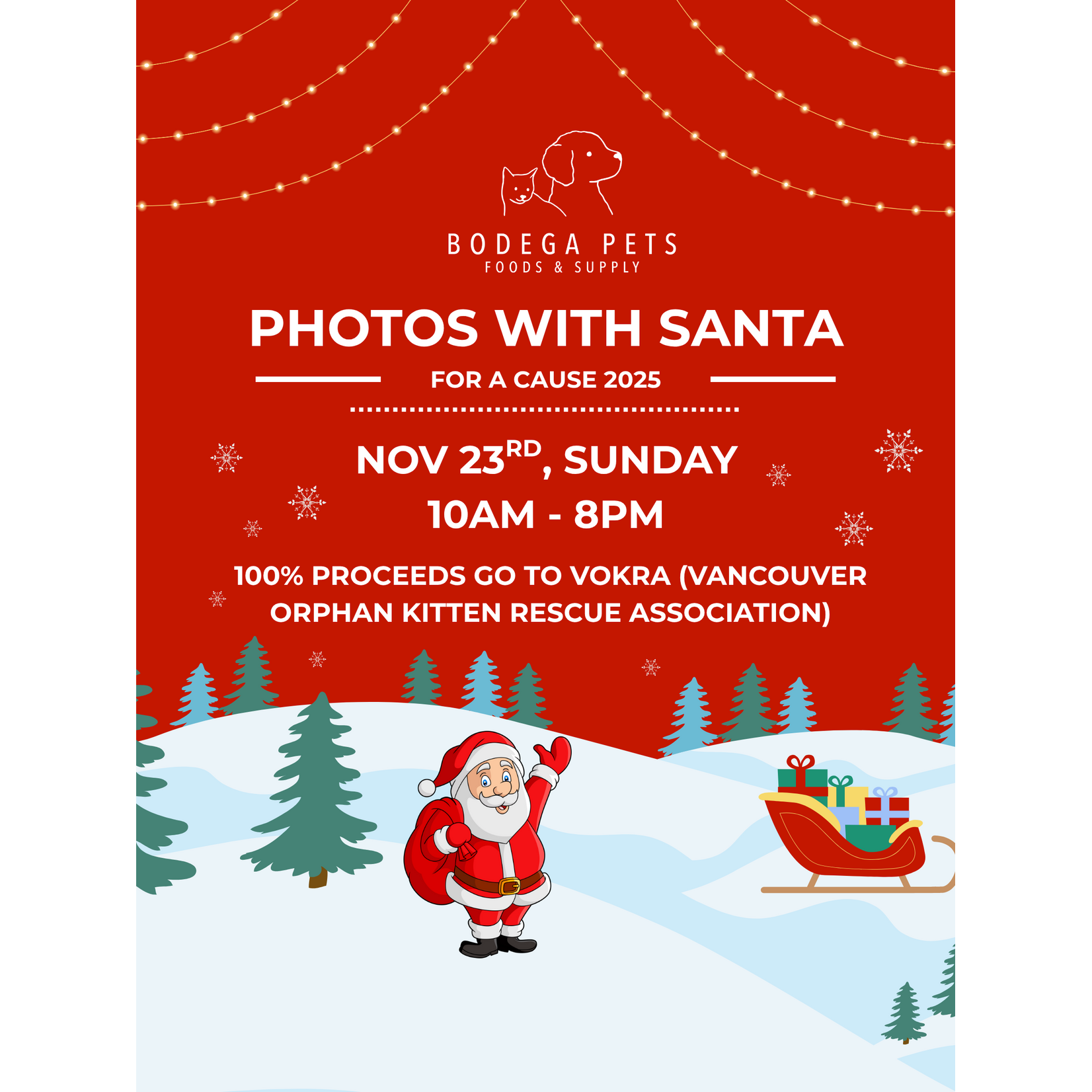 Photos with Santa November 23rd 1pm Slots
