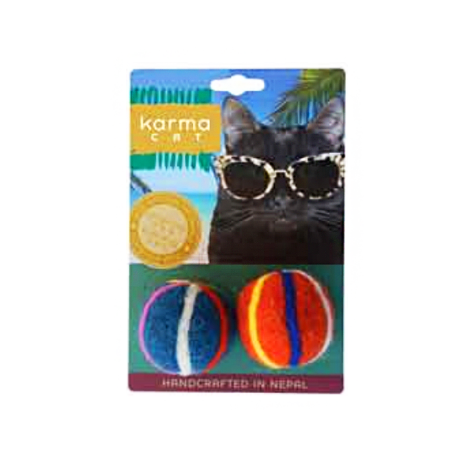 Dharma Dog Karma Cat Dharma Dog Karma Cat Toy -Beach Ball 2pk
