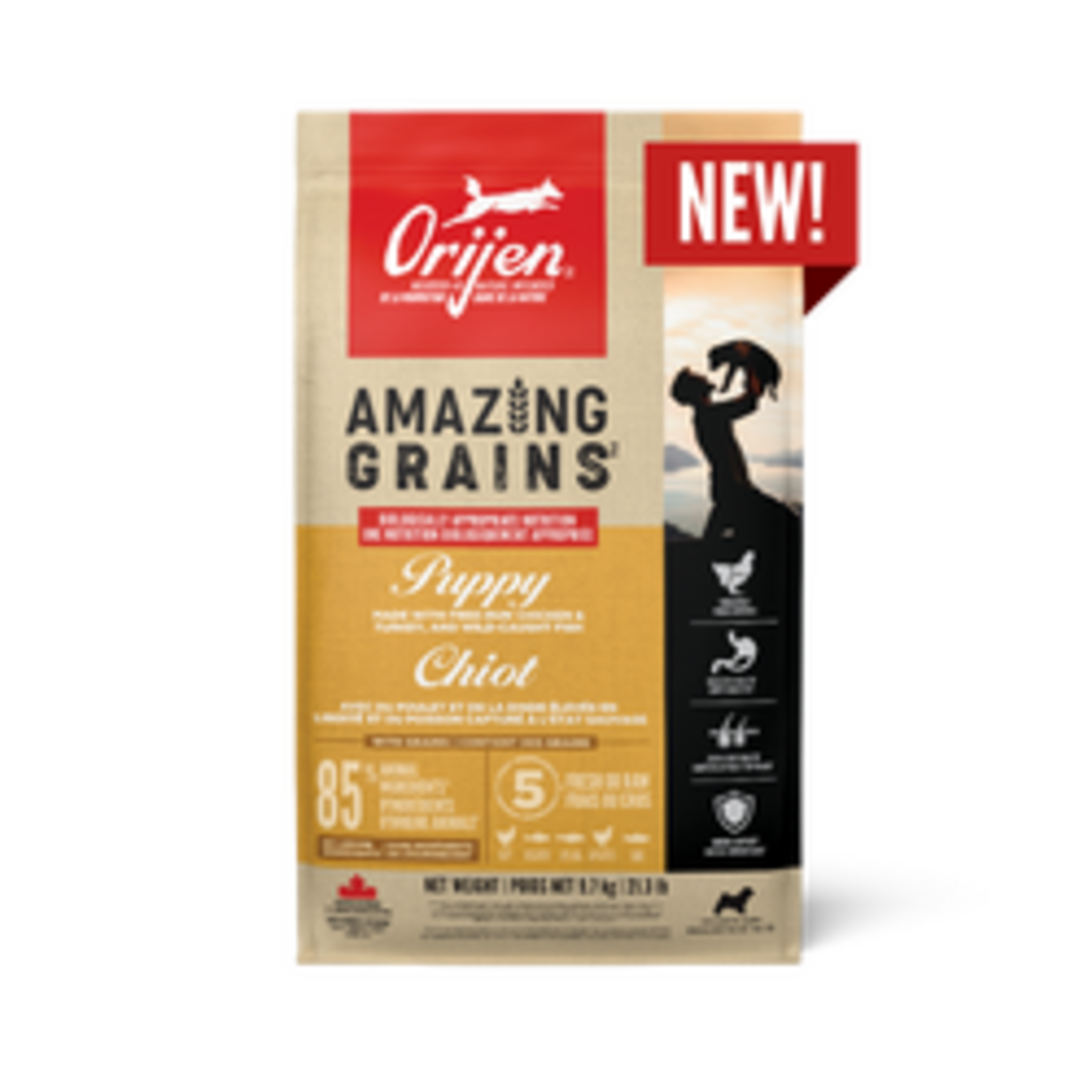 Orijen ORIJEN Dog Amazing Grains Puppy 9.7kg